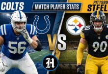 Colts vs Pittsburgh Steelers Match Player Stats