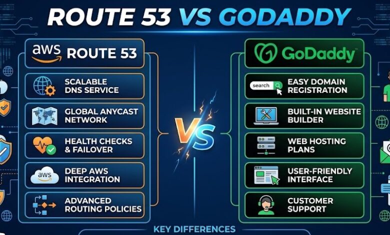 route 53 vs godaddy